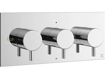 MPRO - Thermostatic 3 hole shower mixer by bathroom brands - view 2